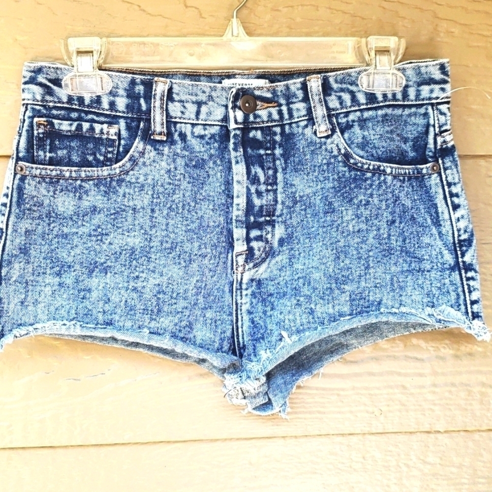 Forever 21 Premium High Rise Jean Shorts Women's Sz 28